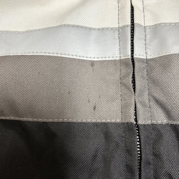 XElement Leather Motorcycle Jacket Mens L Black Reflective Waterproof Zip Liner - Picture 8 of 10